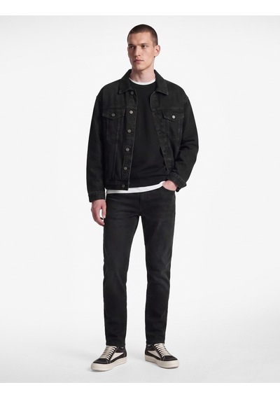 Koton Pamuklu Normal Bel Cepli Slim Fit Jean Pantolon - Brad Jean Siyah 7wam40376nd