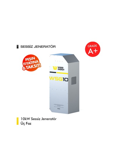 Werer Energy   10kW LiFePO4 Lityum Demir Fosfat Tri Faz Sessiz Jeneratör