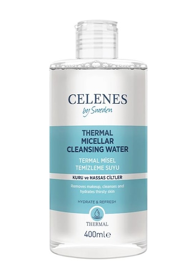 Celenes Thermal Kuru ve Hassas Ciltler için Misel Temizleme Suyu 400 ML