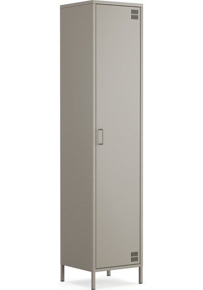 Pera Metal Elbise Dolabı, Soyunma Dolabı, Tek Kapılı, 41,50 X 40 X 189,50 Cm Ral 7039 Acıbadem Antrasit