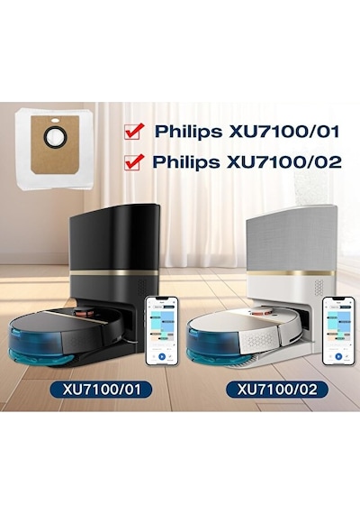 Philips 7000 Serileri Homerun Aqua İle Uyumlu 2 Adet Toz Torbası Yerli Üretim