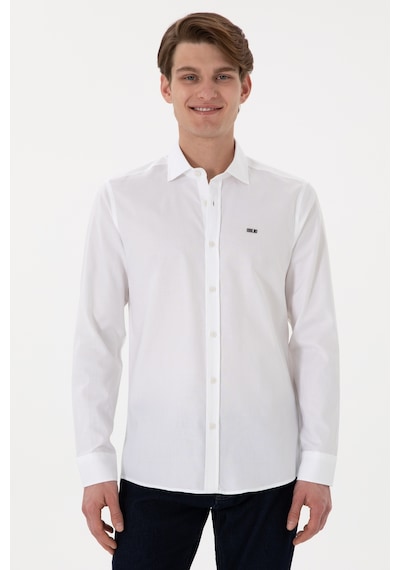U.s. Polo Assn. Erkek Beyaz Gömlek Basic 50298004-vr013 Beyaz