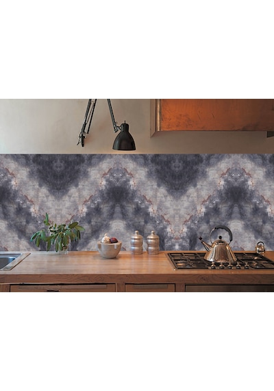 Tink Kendinden Yapışkanlı Kırmızı Çizgi Desenli Pvc Panel 41x62 Cm
