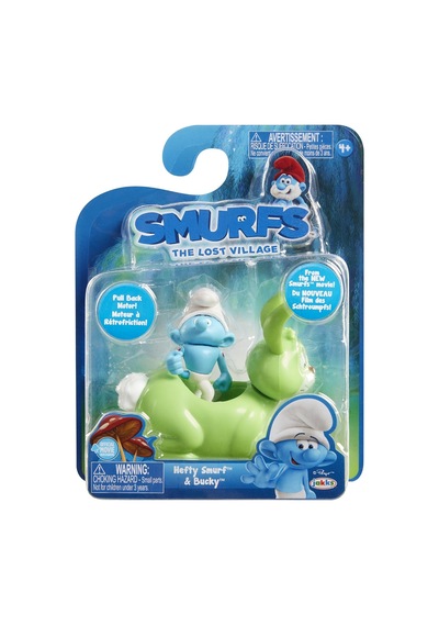 Şirinler Figürlü Araç Seti Asorti Heft Smurf & Bucky