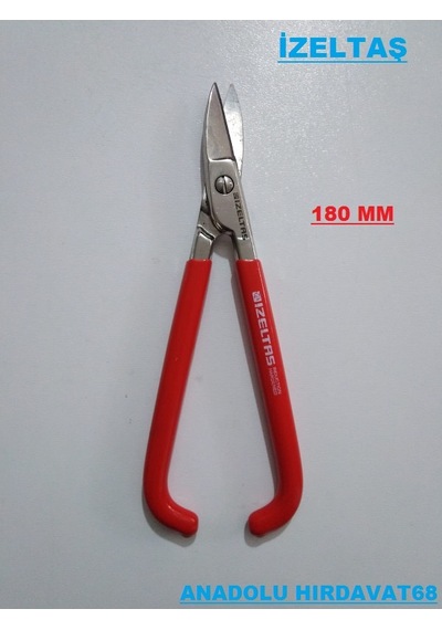 Izeltaş 180 Mm Makas Kuyumcu Makası Sac Makası Çok Amaçlı Makas