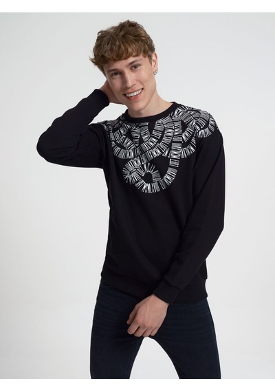 LOFT Oversize Fit Erkek Sweatshirt Lf2034957 Q1.v1 Siyah
