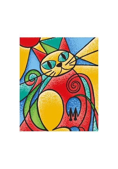 5001 Kumtoys Cam Vitray - Glass Painting / +6 Yaş Çok Renkli