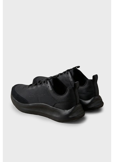 Calvin Klein Süet Detaylı Sneaker Ayakkabı Erkek Ayakkabı Hm0hm02342 0gj Siyah