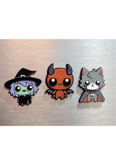 Katil Bebek Chucky Predator Ve Hayalet Köpek Zero Tasarımlı Buzdolabı Magneti