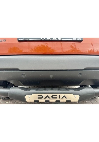 Dacia Duster Arka Tampon Koruma Siyah Pak26