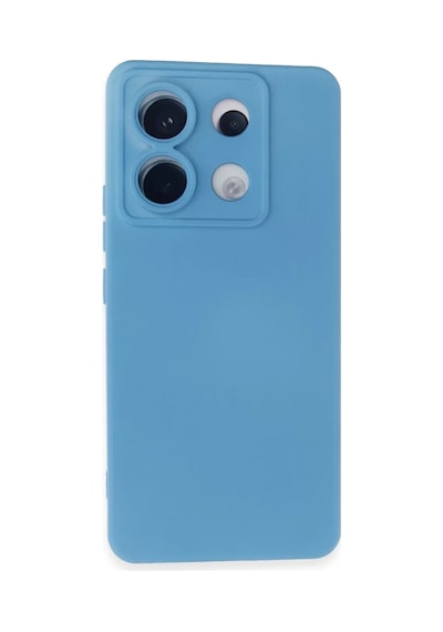 Xiaomi Redmi Note 13 Pro 5g Uyumlu Kılıf Nano İçi Kadife Silikon - Mavi