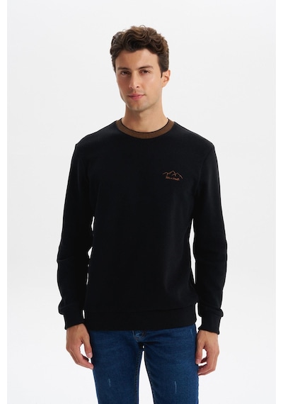 AR-MA Arma Erkek Regular Fit Örme Selanik Sweatshirt %65 Pamuk %35 Polyester, Karbon Fırçalı, Basic Bisiklet Yaka K30124698902 Siyah AR-MA Arma Erkek Regular Fit Örme Selanik Sweatshirt %65 Pamuk %35 Polyester, Karbon Fırçalı, Basic Bisiklet Yaka K30124698902 Siyah