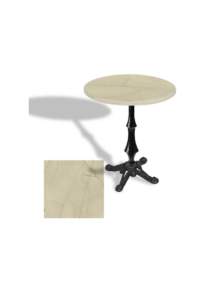 Çipa 1012 Döküm Ayak Yuvarlak Masa Çap 80cm - Werzalit, Wermodin Ve Allzalit Tabla - Golden Marble Çok Renkli Çipa 1012 Döküm Ayak Yuvarlak Masa Çap 80cm - Werzalit, Wermodin Ve Allzalit Tabla - Golden Marble Çok Renkli