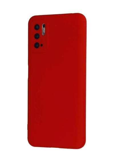 Xiaomi Redmi Note 10 5g Kılıf Nano İçi Kadife Silikon - Kırmızı Belirtilmemiş
