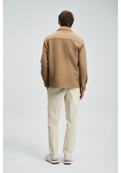 Lufian Örme Erkek Ceket 112120261 Camel