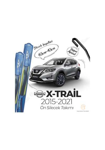 Nissan X-Trail Ön Silecek Takımı (2015-2021) RBW Hibrit