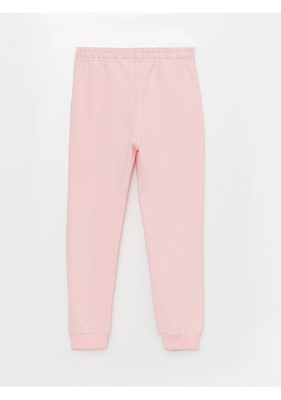 LC Waikiki Lcw Kids Pembe Beli Lastikli Baskılı Kız Çocuk Eşofman Altı Pınk