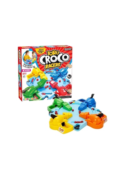 Toru Croco Misket Kapmaca Eğlenceli Aile Kutu Oyunu Çok Renkli