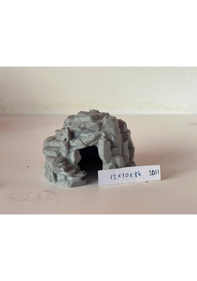 3d Akvaryum Dekoru Kayalık Mağra 12x10x8h No:3d11