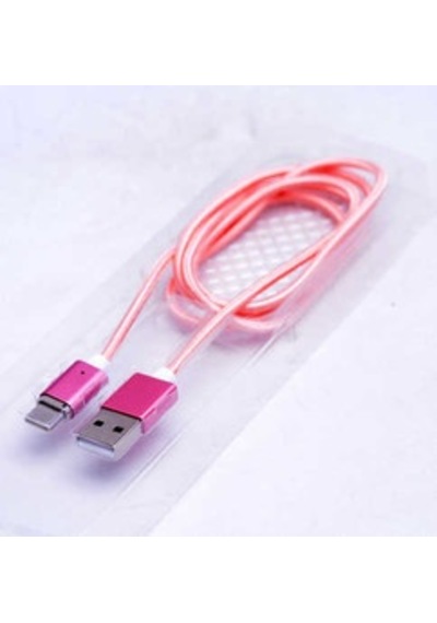 Lexroo Metal Manyetic Uçlu Lightning Usb Kablo - Rose Gold