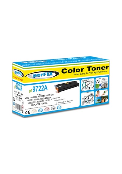 Pfx Pf C9722a 4600-641a Sarı Toner 8k