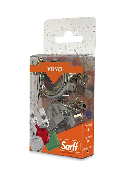 Sarff Yuvarlak Yoyo Timsah Ağızlı Metal İpli 2 Li Blister