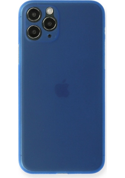 Newface Apple iPhone Uyumlu 11 Pro Max Kılıf Pp Ultra İnce Kapak Semeglbl - 18 - Mavi