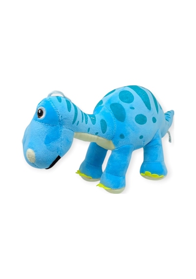 Sevimli Peluş Dinazor Turko Dino 35 Cm - Mavi