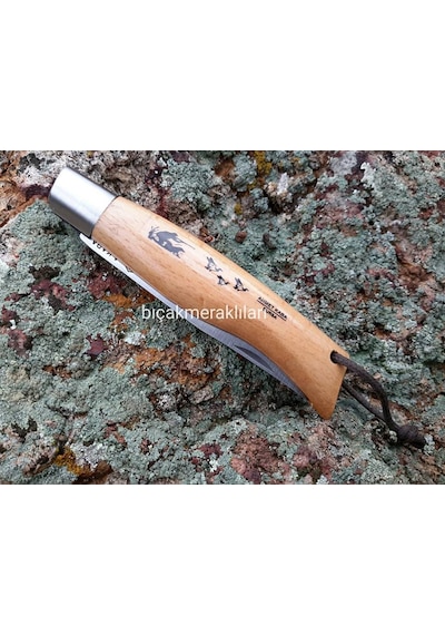 El İşçiliği Kamp Çakı-çevir Kilitle-20 CM Gümüş