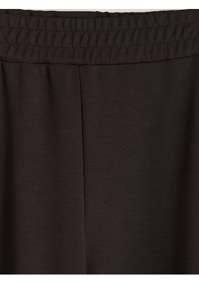 Lcw Modest Kahverengi Şerit Detaylı Soft Touch Kadın Eşofman Altı