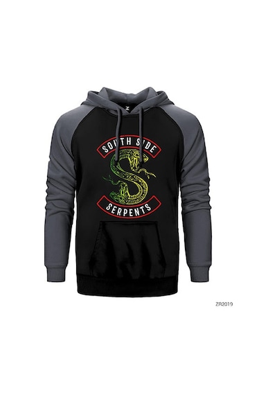 Riverdale South Side Serpents Sarı Renk Reglan Kol Sweatshirt / Hoodie