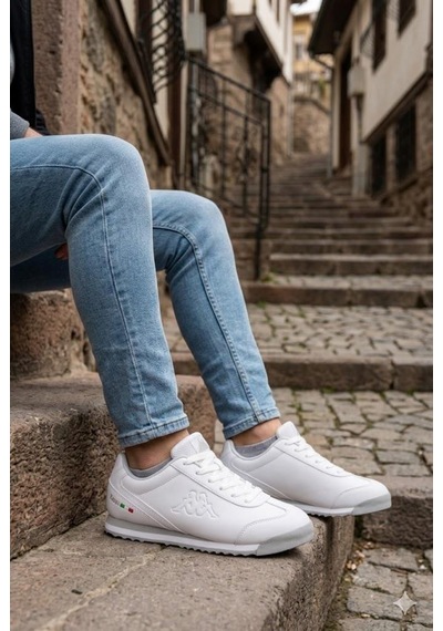 Kappa Kp-2072 Samana Rahat Orijinal Ürün Erkek Spor Sneaker Ayakkabı Beyaz