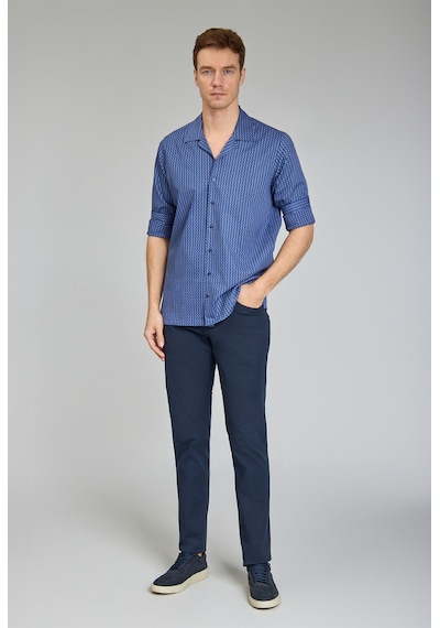 Bisse Regular Fit Apaj Yaka Lacivert Spor Erkek Gömlek Gmczg1722300204 D39 Lacivert