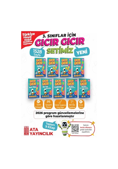 3. Sınıf Gıcır Gıcır 9'lu Set