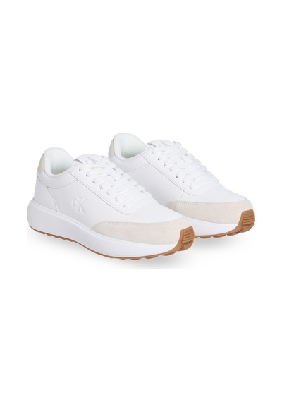 Calvin Klein Athleısure Runner Mg Lth Beyaz Kadın Sneaker 000000000102245996 Beyaz