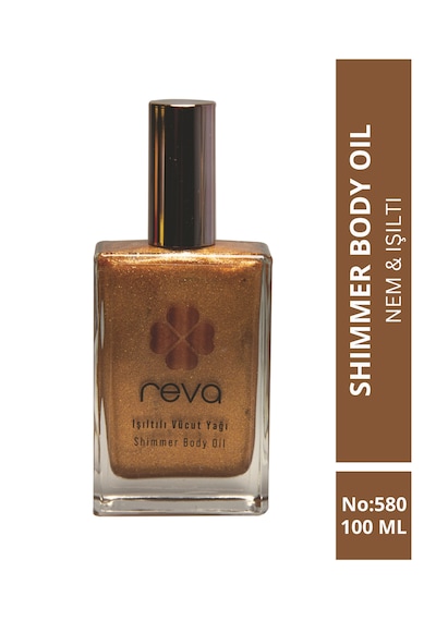 Işıltılı Vücut Yağı Bronz - Shimmer Body Oil 100 Ml - No: 580 - Vegan & Temiz Içerik