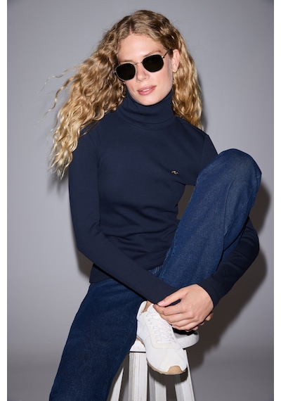 U.s. Polo Assn. Kadın Lacivert Tişört 50333795-vr033