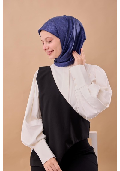 Silk Home Shiny Eşarp 75012-25 Parlament Mavisi
