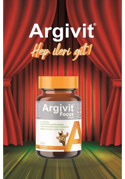 Ayrex Argivit Focus Larjinin, Fosfotidilserin, Demir, Multivitamin Ve Multimineral İçeren Tablet 30 Tablet