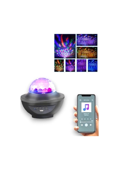 Hubrendy Tekno Xy-918 Led Projeksiyon Hoparlör
