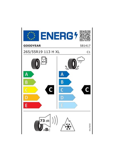 Goodyear 265/55R19 XL 113H Ultragrip Performance+ Kış Lastiği 2023