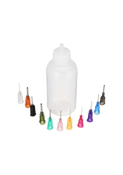 30 Ml 11 İğneli Başlıklı Şeffaf Ufak Yağdanlık Aplikatör