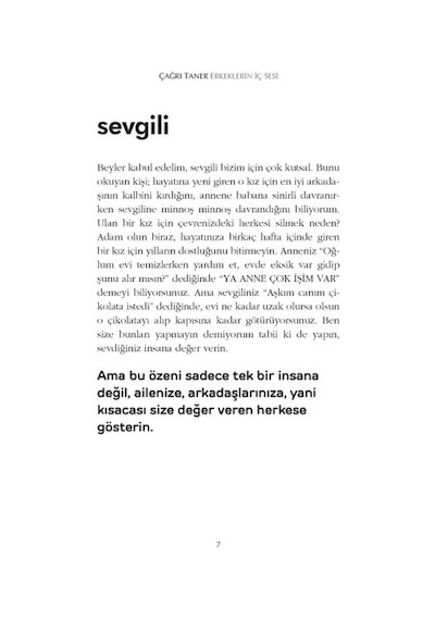 Erkeklerin İç Sesi - Çağrı Taner - Hayykitap