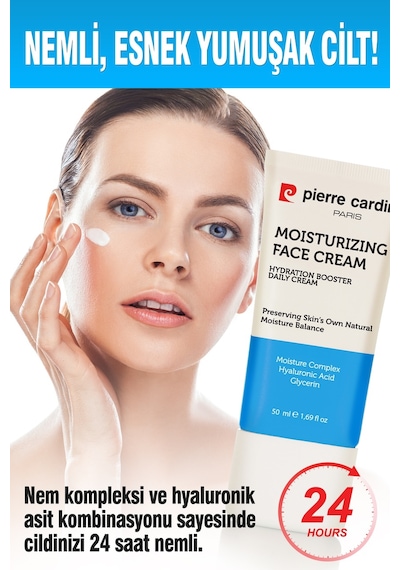Pierre Cardin Nemlendirici ve Canlandırıcı Günlük Cilt Bakım Kremi 50 ML