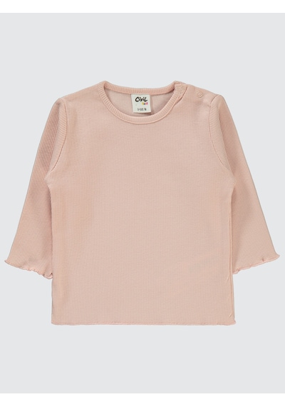 Civil Baby Kız Bebek Sweatshirt 6-18 Ay Pudra