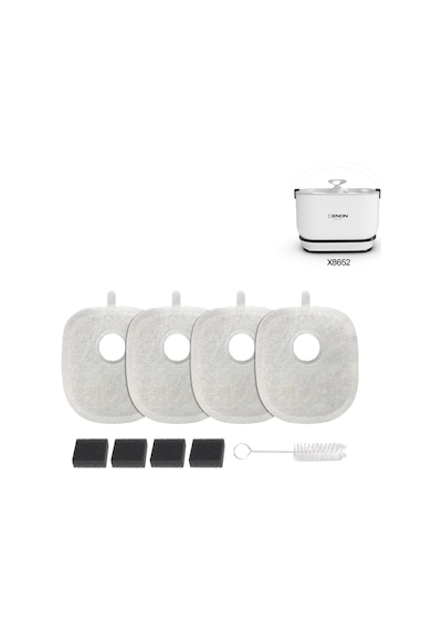 Kedi Su Pınarı Filtresi | 4'lü Set, X8652 ve X8653 Uyumlu Yedek Parça (X8783)