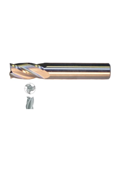 Fett 18mm Mastercut Standart Sert Metal 3 Ağızlı Karbür Parmak Frezesi