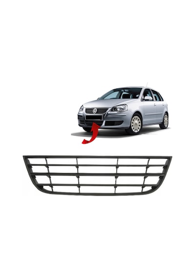 Vw Polo Orta Izgara 2005-2009 6Q0853677B