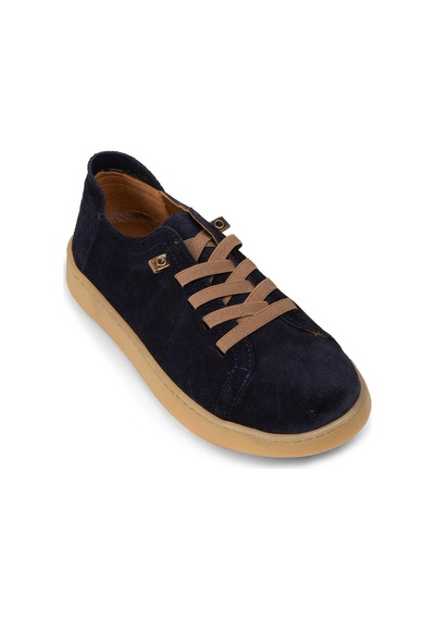 Deery Kadın Hakiki Süet Lacivert Sneaker Ayakkabı - Se605zlcvc02