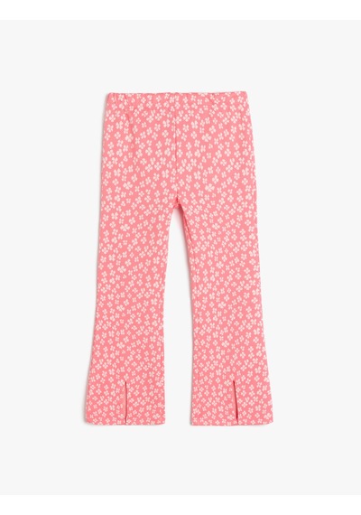 Koton Çiçek Desenli Beli Lastikli İspanyol Paça Pantolon Pembe Desenli 5skg40034ak Pembe Desenli Koton Çiçek Desenli Beli Lastikli İspanyol Paça Pantolon Pembe Desenli 5skg40034ak Pembe Desenli
